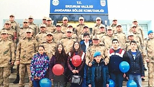 Çocuk Meclisi’nden Jandarma Bölge Komutanlığına ziyaret