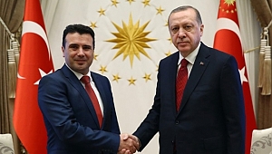 Cumhurbaşkanı Erdoğan Zaev'i Kabul Etti