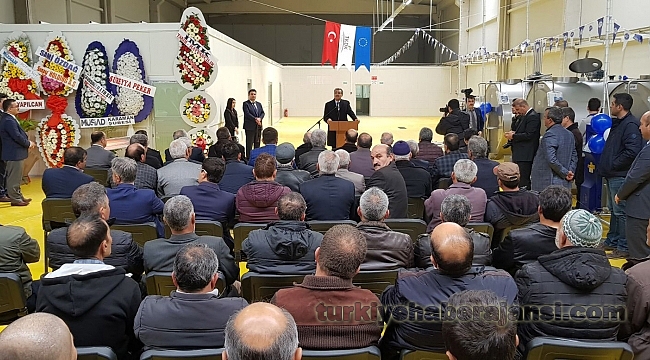 Karaman Süt Toplama Merkezi ve Laboratuvarı Açıldı