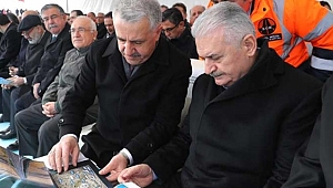 Yıldırım, Ankara-Niğde Otoyolu Temel Atma Töreni'ne Katıldı