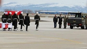 Erzurumlu Şehit Teğmenin Naaşı Memleketine Getirildi