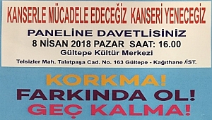 Kanserle Mücadelede: Korkma! Farkında Ol! Geç Kalma!
