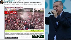 Erdoğan'dan Isparta Mitinginde Büyük Gaf!