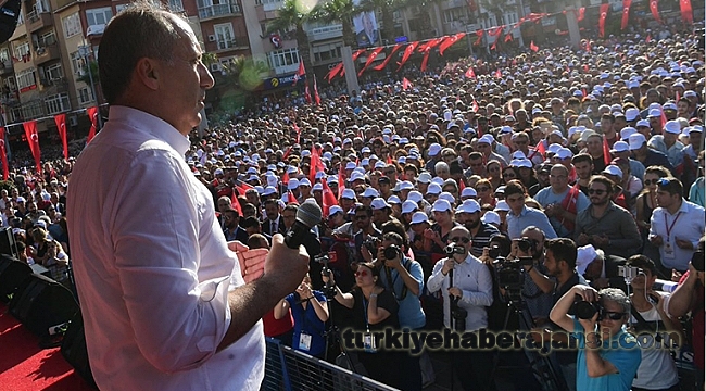 Muharrem İnce Çanakkale'de Miting Düzenledi