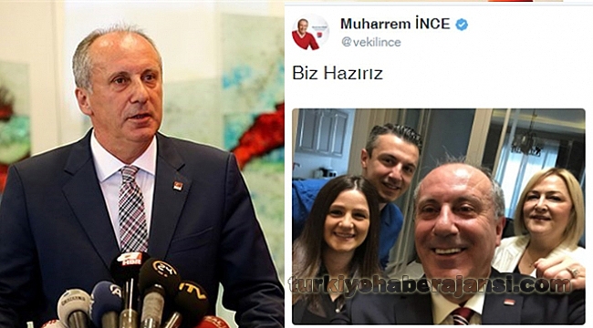 Muharrem İnce'den Dikkat Çeken Paylaşım!