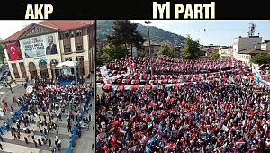 İYİ Parti-AKP Mitingini Karşılaştırdılar