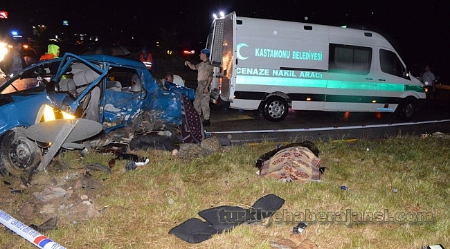 Kastamonu'da Feci Kaza: 6 Ölü, 2 Yaralı