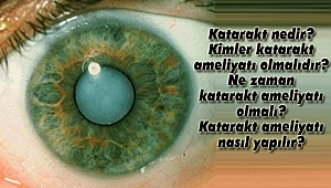 Katarakt Nedir, Ne Zaman Katarakt Ameliyatı Olmalıdır?