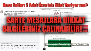 'THY Herkese Ücretsiz Bilet Veriyor' mu?