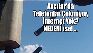 Avcılar'da Telefonlar Çekmiyor, İnternet Yok?