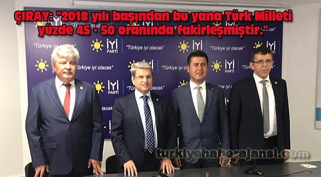 '2018 yılı Başından Bu Yana Türk Milleti Yüzde 45 - 50 Fakirleşti'