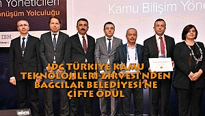 IDC Türkiye Kamu Teknolojileri Zirvesi'nden Bağcılar Belediyesi'ne Çifte Ödül