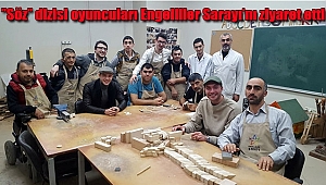 ‘Söz’dizisi Oyuncuları Engelliler Sarayı’nı Ziyaret Etti