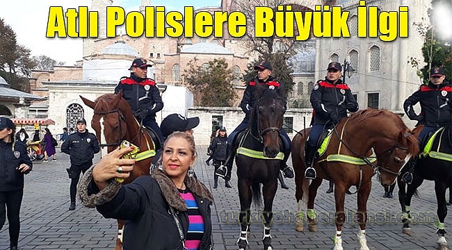 Atlı Polislere Büyük İlgi
