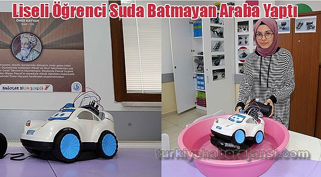 Liseli Öğrenci Suda Batmayan Araba Yaptı