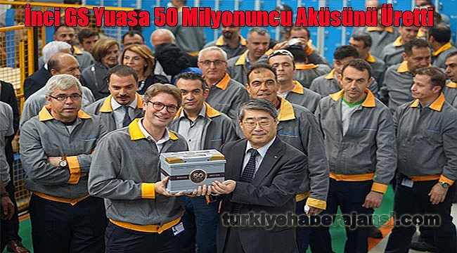 50 Milyonuncu Aküsünü Üretti