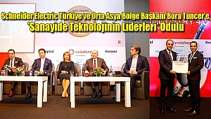 Bora Tuncer’e, 'Sanayide Teknolojinin Liderleri' Ödülü