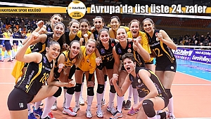 VakıfBank'tan Avrupa'da üst üste 24. Zafer