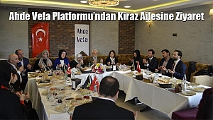 Ahde Vefa Platformu'na Kiraz Ailesinden Ziyaret