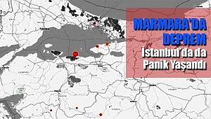 Marmara'da deprem Paniği. İstanbul'da da hissedildi