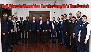 Vali Hüseyin Aksoy’dan Hereke Gençlik’e Tam Destek