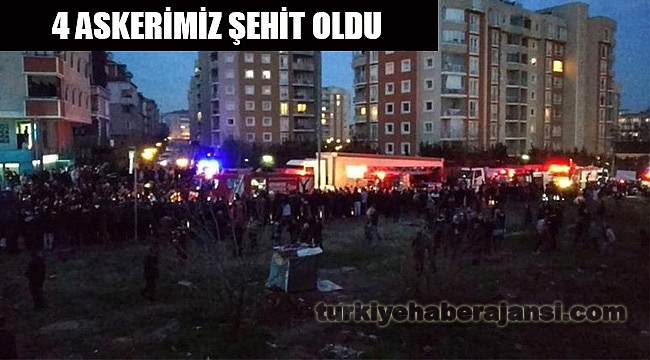 Askeri Helikopter Düştü: 4 Askerimiz Şehit Oldu