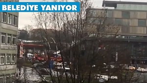 Belediye Binasında Yangın Çıktı! İtfaiye Olay Yerinde..