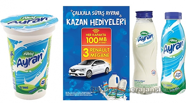 Çalkala Sütaş Ayranı, Kazan Renault Megane'ı