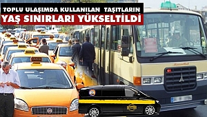 İstanbul'da Toplu Taşıma Araçlarının Yaş Sınırları Yükseltildi