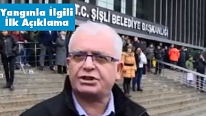 Özer, Yangınla İlgili Açıklama Yaptı...