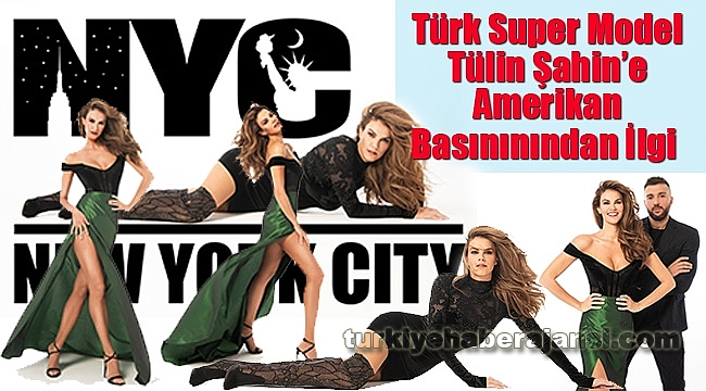 Türk Super Model Tülin Şahin Newyork'ta