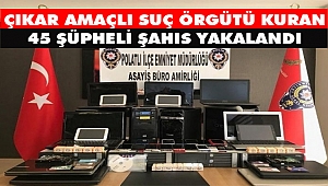 Ankara'da Kaçak Bahis Operasyonu: 45 Gözaltı