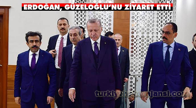 Cumhurbaşkanı Erdoğan, Vali Güzeloğlu’nu Ziyaret Etti