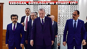 Cumhurbaşkanı Erdoğan, Vali Güzeloğlu’nu Ziyaret Etti