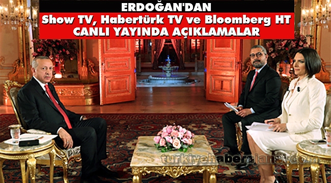 Erdoğan'dan Canlı Yayında Açıklamalar
