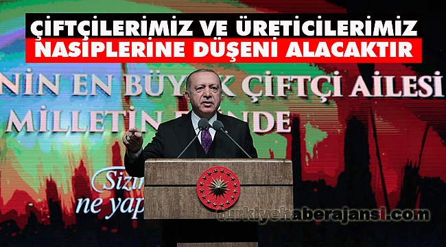 Kimsenin Üreticimizin Alın Terine Göz Dikmesine İzin Vermeyeceğiz
