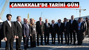 Köprünün Şaftının Montajı Erdoğan’ın Katılımıyla Gerçekleştirildi