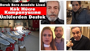 Liselilerin Kök Hücre Kampanyasına Ünlülerden Destek