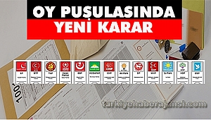 YSK’dan Yeni OY Pusulası Kararı
