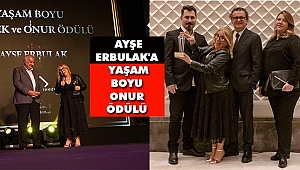 Ayşe Erbulak'a Yaşam Boyu Meslek Onur Ödülü 