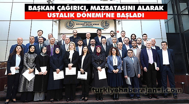 Çağırıcı, Mazbatasını Alarak Ustalık Dönemi'ne Başladı