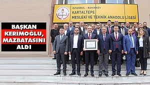 Başkan Kerimoğlu, Mazbatasını Aldı