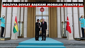 Bolivya Devlet Başkanı Morales Cumhurbaşkanlığı Külliyesinde