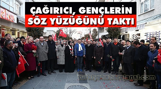 Çağırıcı, Gençlerin Söz Yüzüğünü Taktı