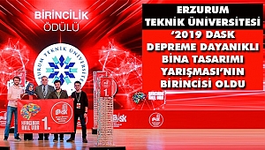 Erzurum Teknik Üniversitesi Birinci Oldu