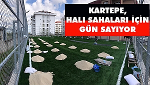 Kartepe, Halı Sahaları İçin Gün Sayıyor 