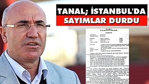 Mahmut Tanal; İstanbul'da Sayımlar Durdu