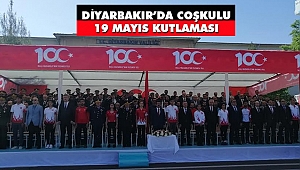 Diyarbakır'da Coşkulu 19 Mayıs Kutlaması