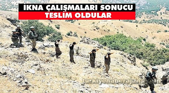 İkna Çalışmaları Sayesinde 127 Terörist Teslim Oldu