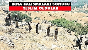 İkna Çalışmaları Sayesinde 127 Terörist Teslim Oldu